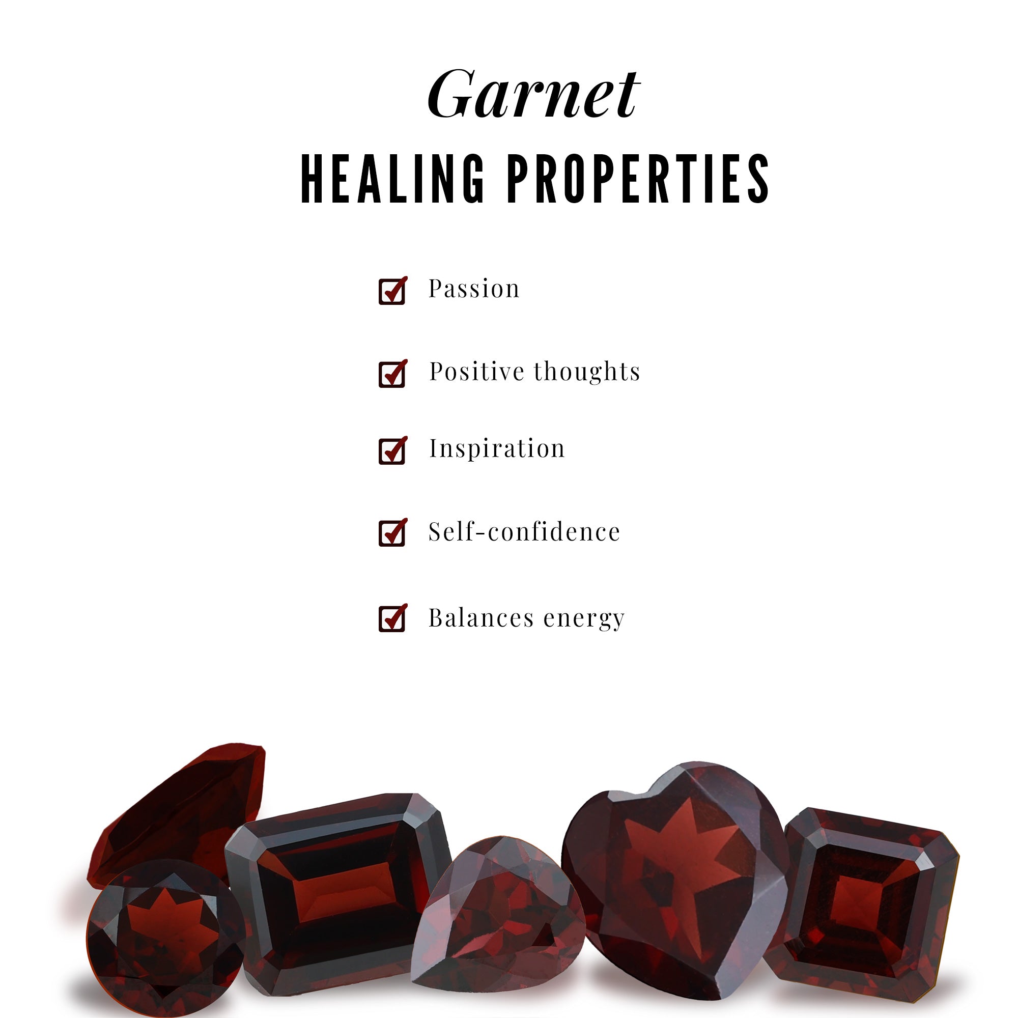 Genuine Pear Shaped Garnet Stud Earrings with Screw Backs