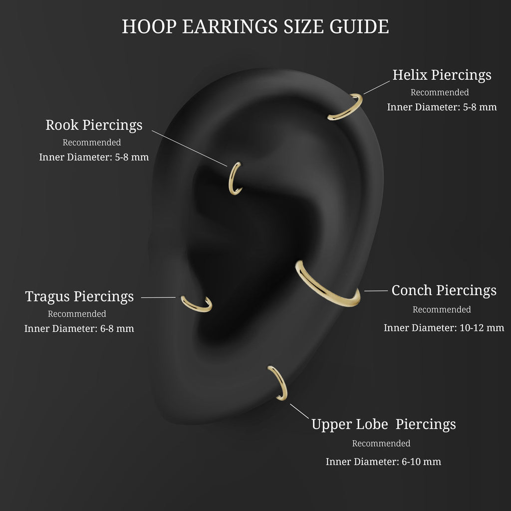 Certified Diamond Helix Huggie Hoop Earring