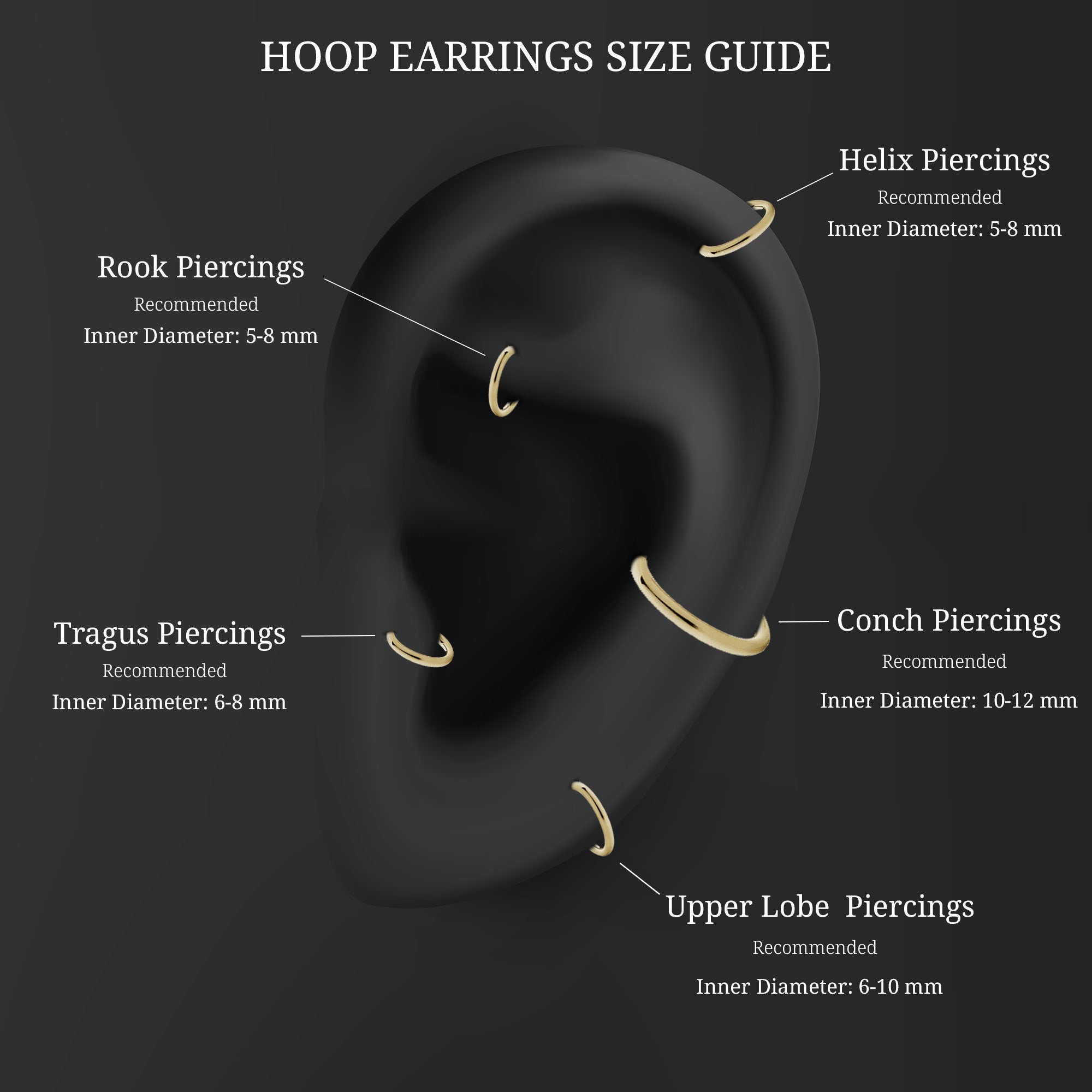 Certified Diamond Helix Huggie Hoop Earring