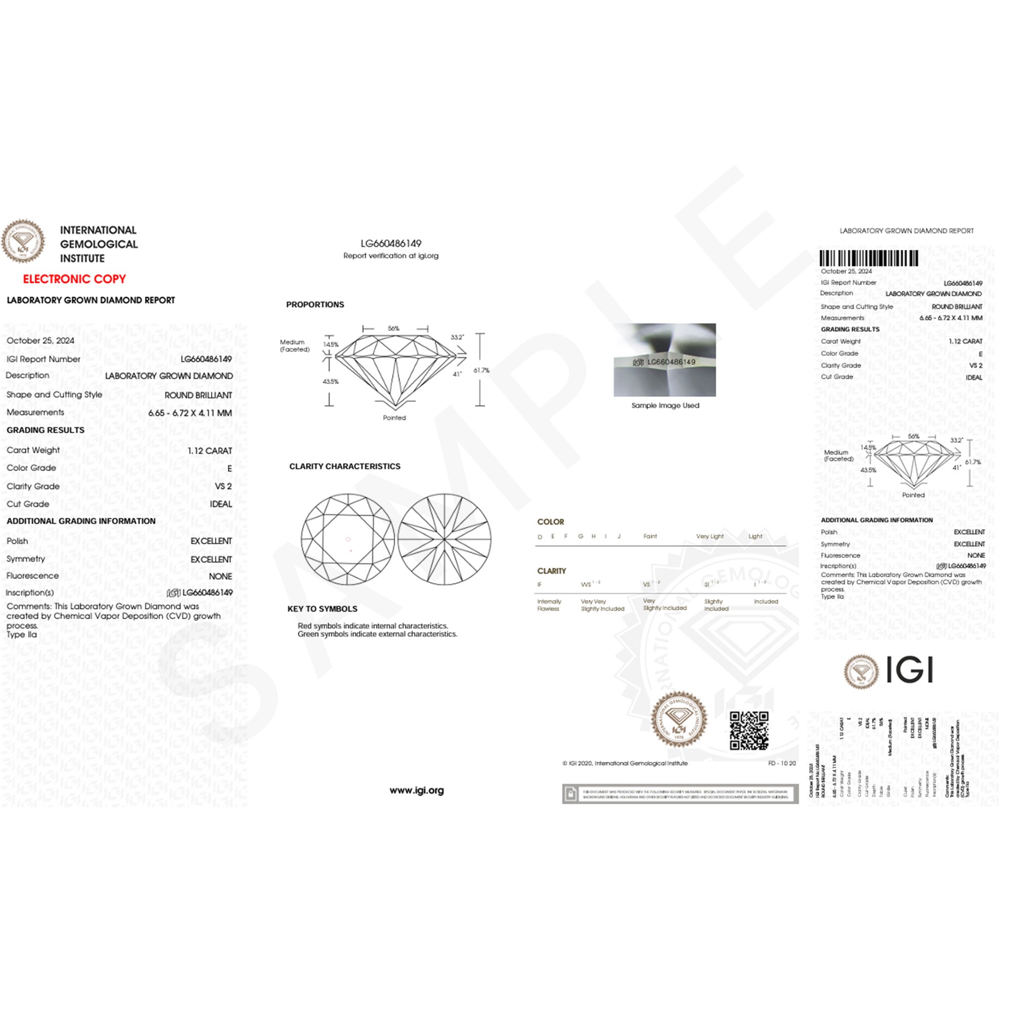 2 Carat Oval Shape Lab Diamond Bridal Ring Set with IGI Certificate