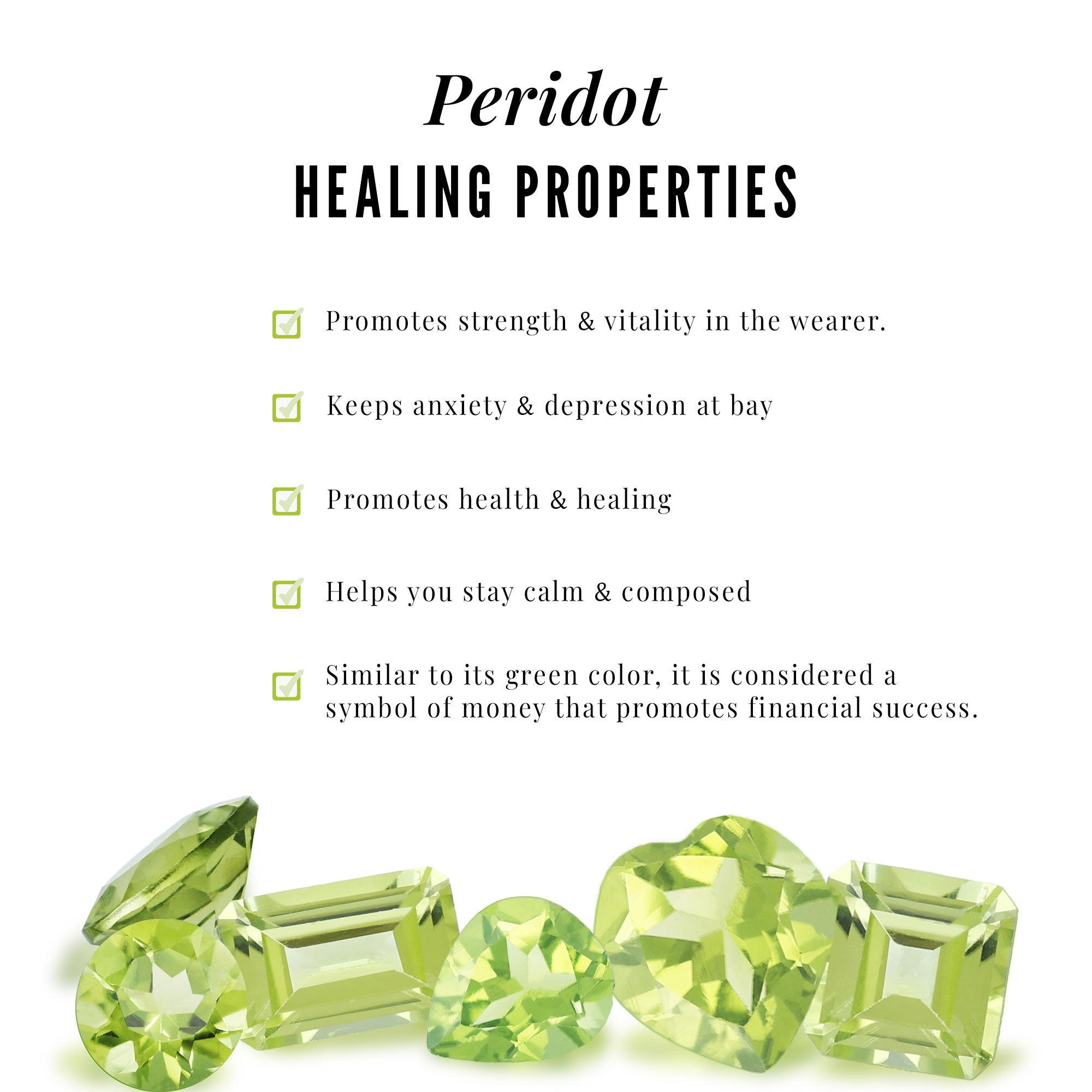 Pear Shaped Peridot and Moissanite Bridal Necklace Earrings Set