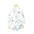 Pear Shaped Diamond Solitaire Tragus Earring