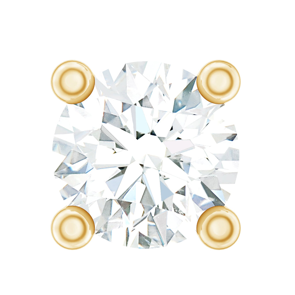 Minimalist Diamond Solitaire Tragus Earring
