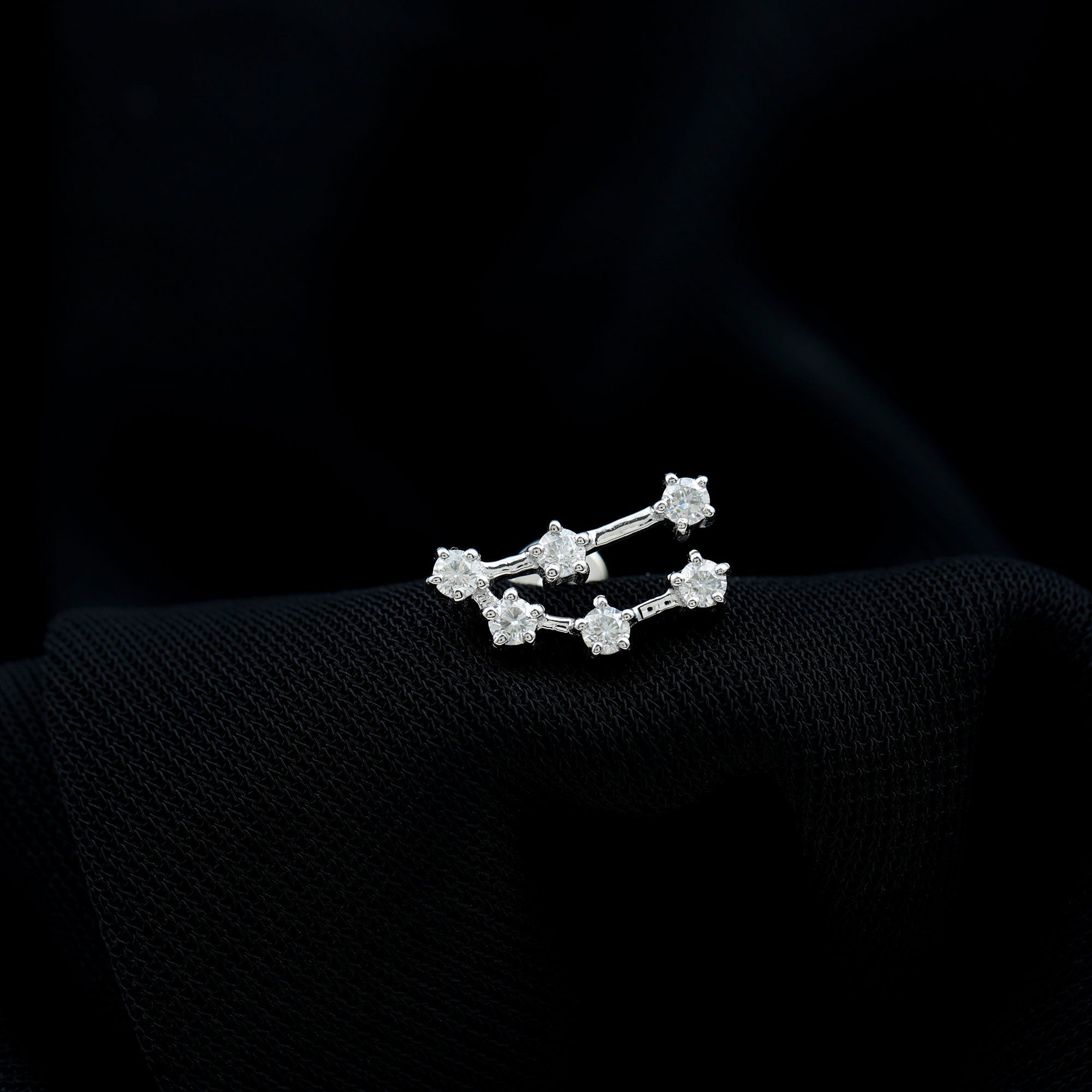 Diamond Capricorn Constellation Helix Piercing Earring