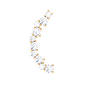Certified Diamond Curved Crawler Earring for Women