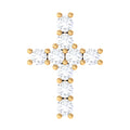 Minimalist Diamond Cross Cartilage Earring