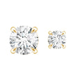 Brilliant Cut Diamond Solitaire Earring Set for Helix Piercing