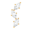 Classic Marquise Diamond Helix Earring