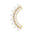 Certified Diamond Curved Cartilage Earring