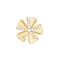Modern Diamond Flower Earring for Helix Piercing