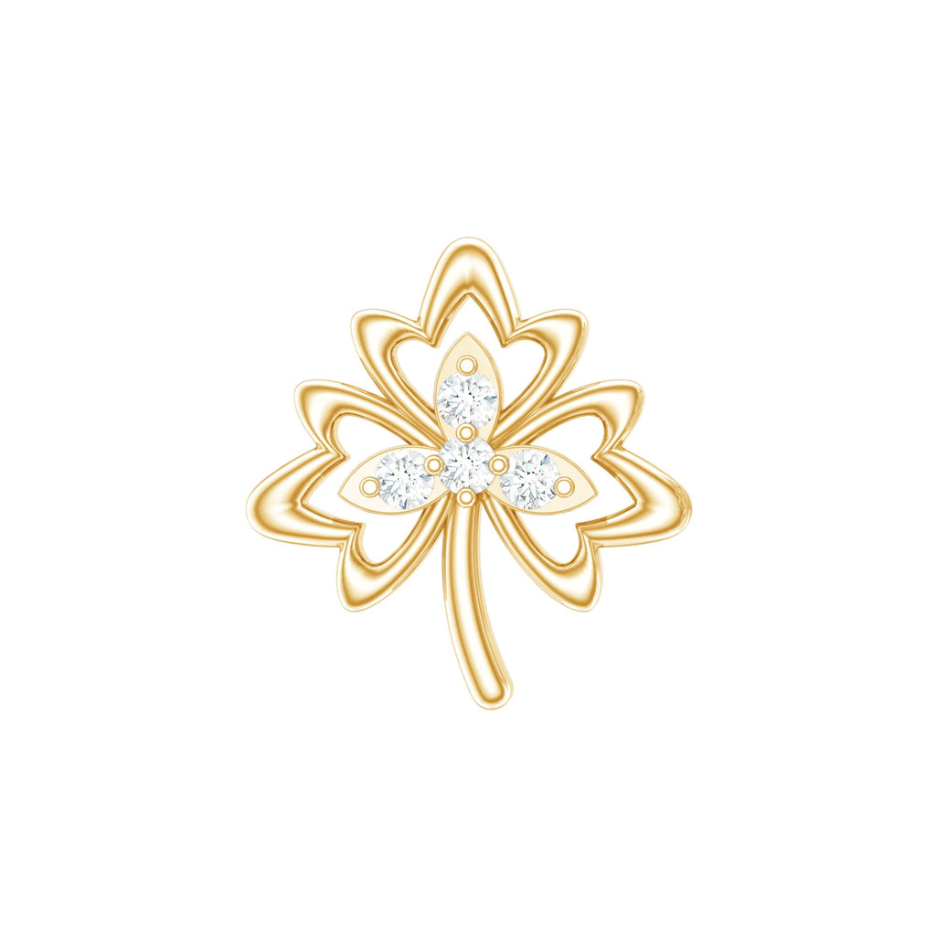 Diamond Nature Inspired Earring for Helix Piercing
