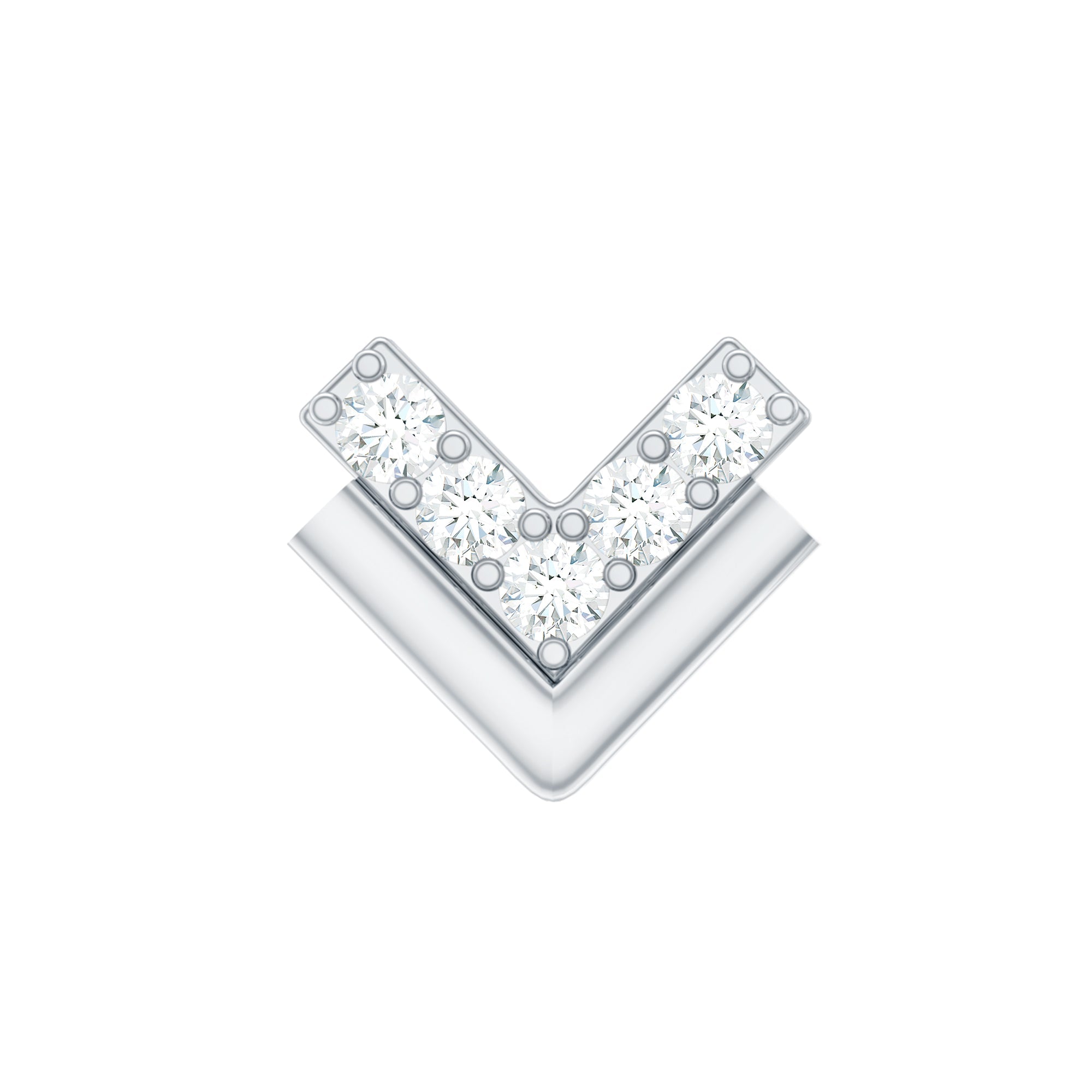 Diamond Arrow Earring for Conch Piercing