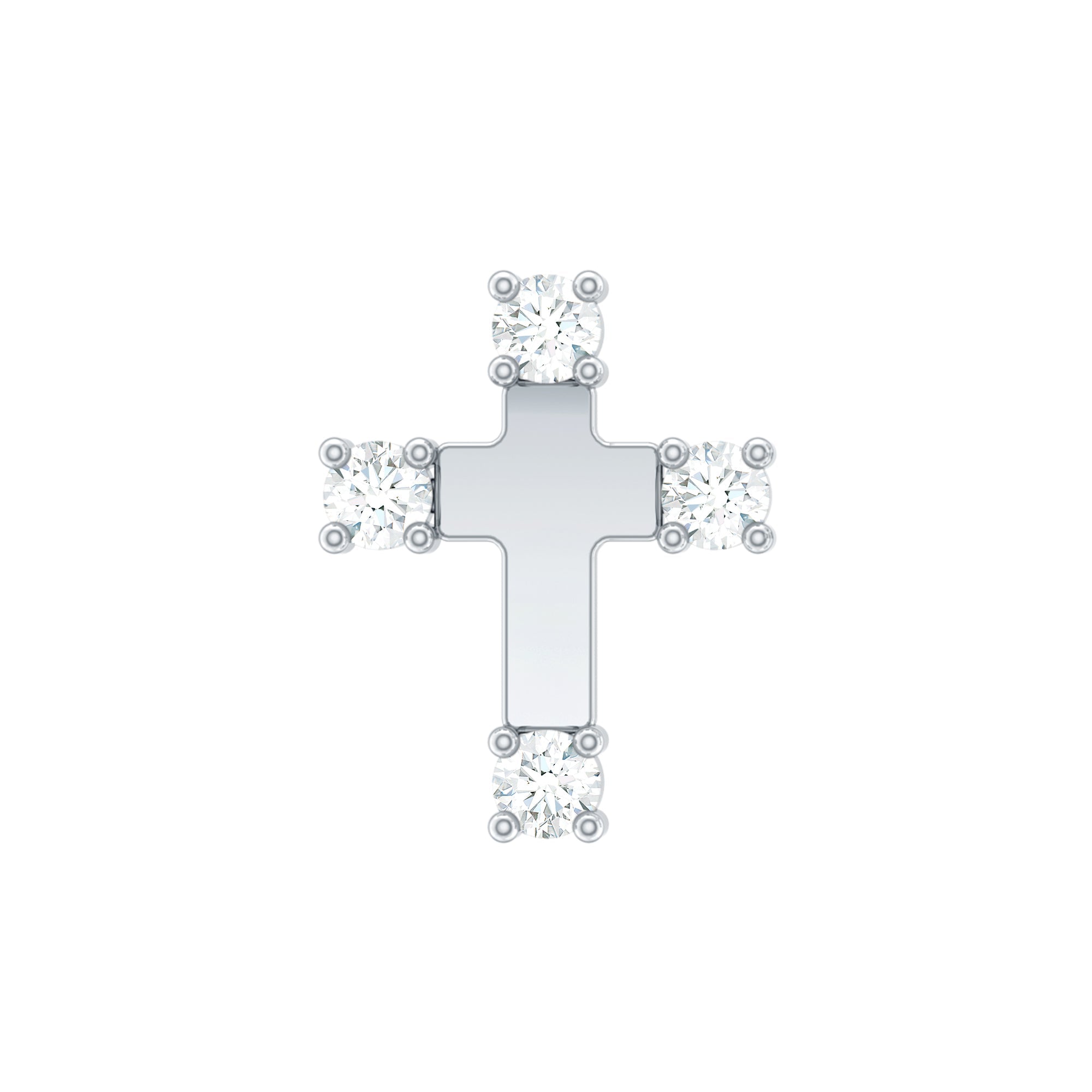 Diamond Cross Cartilage Earring
