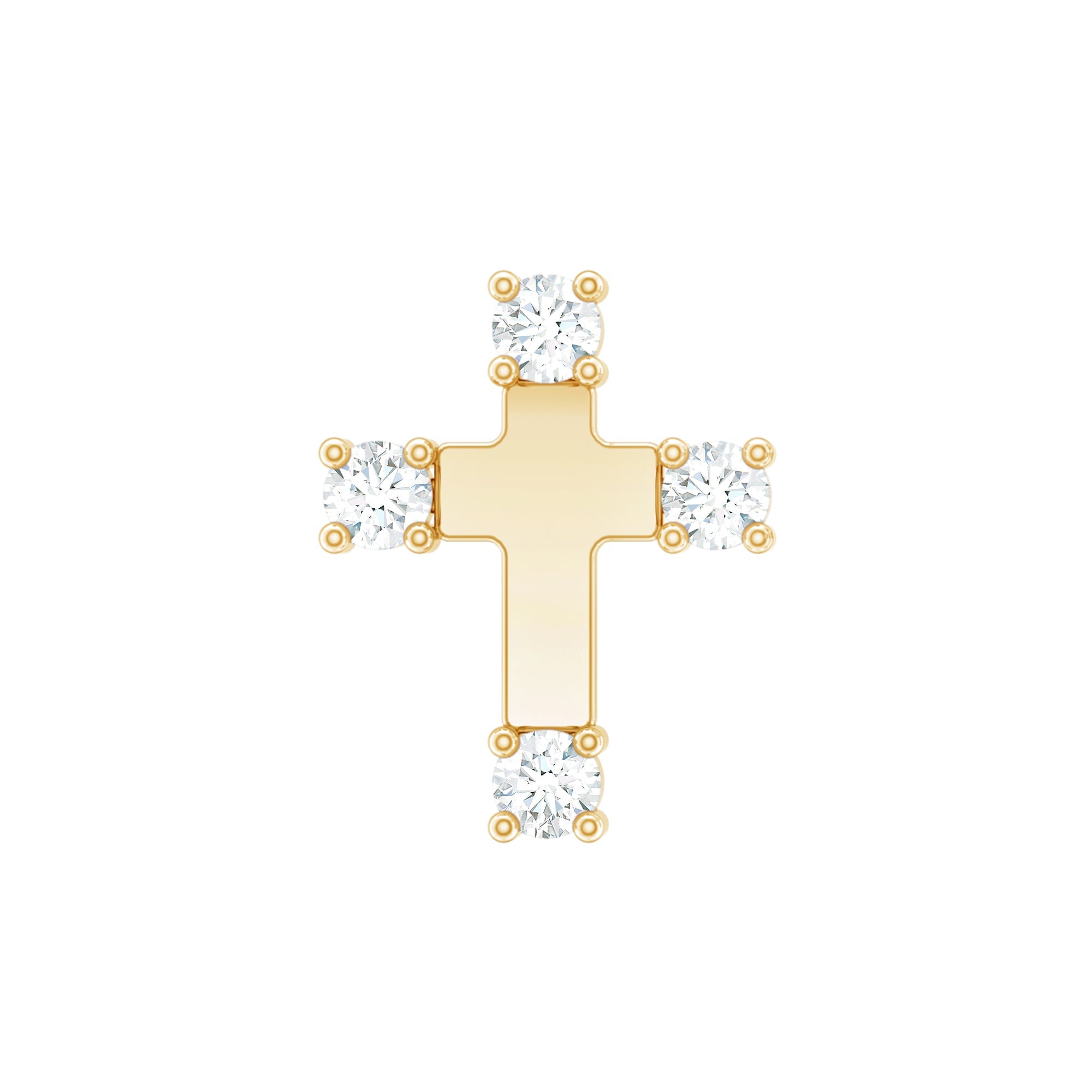 Diamond Cross Cartilage Earring