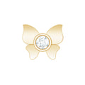 Diamond Butterfly Earring for Helix Piercing