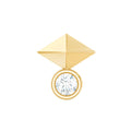 Diamond Geometric Tragus Earring