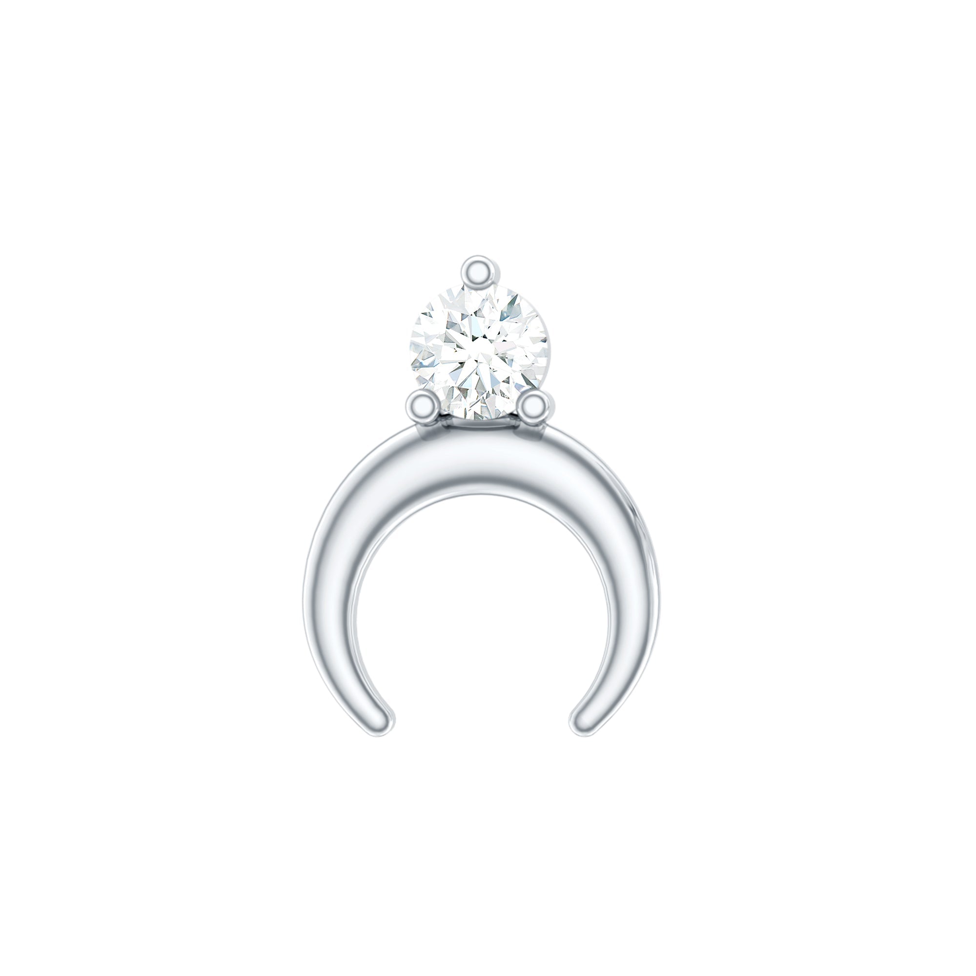 Diamond Minimalist Earring for Helix Piercing