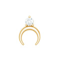 Diamond Minimalist Earring for Helix Piercing
