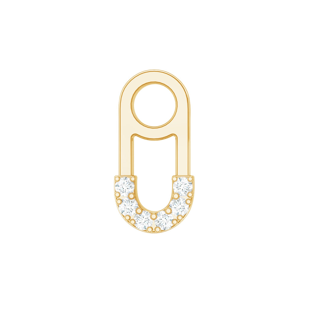Diamond Pin Earring for Helix Piercing