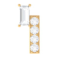 Minimalist Diamond Tragus Piercing Earring