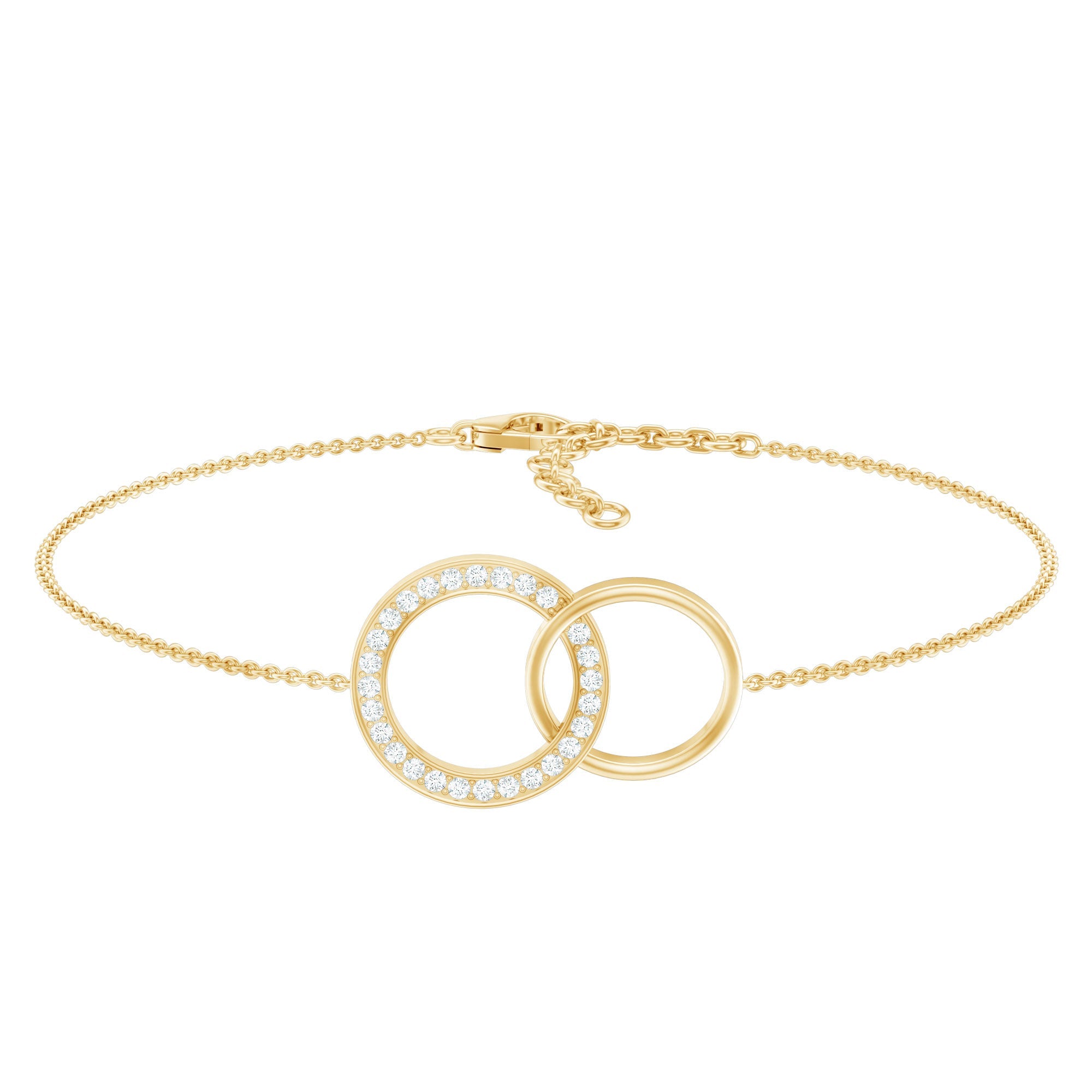 Diamond Eternity Chain Bracelet For Women
