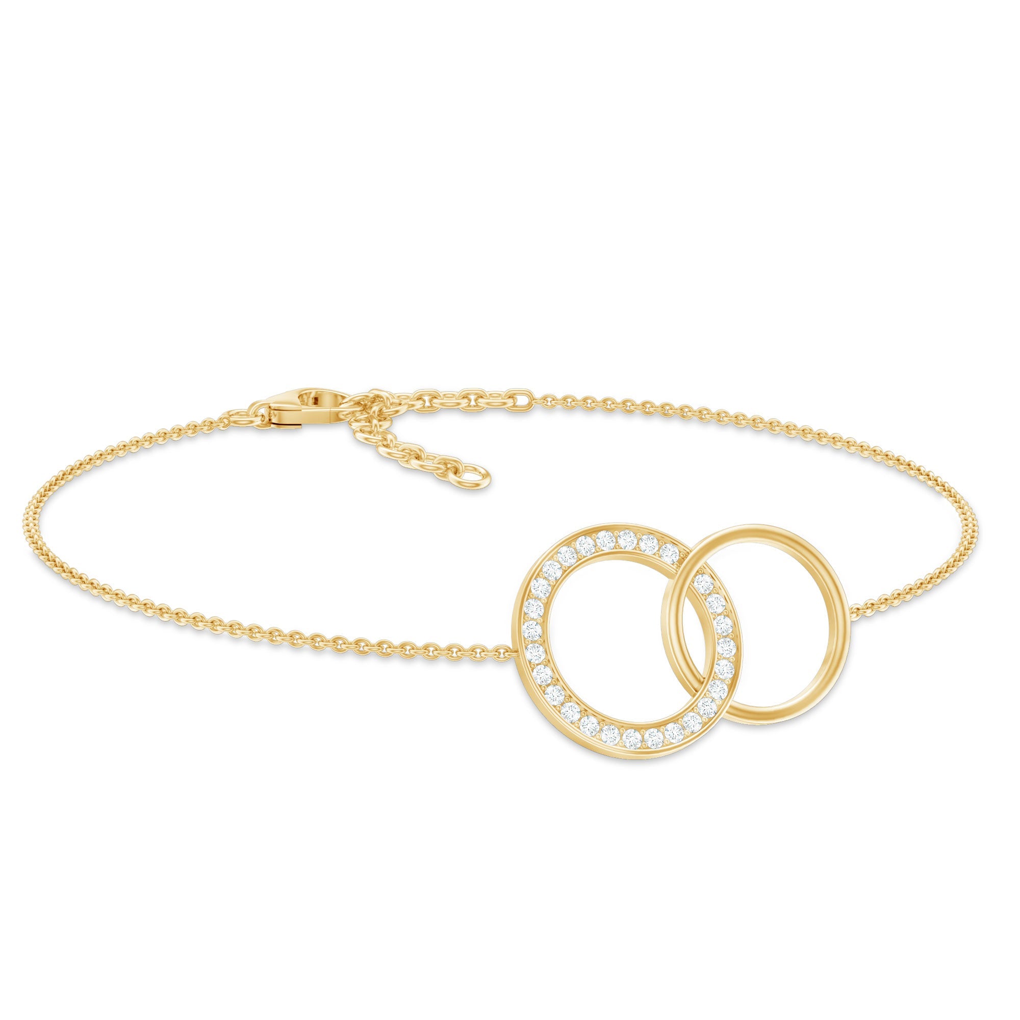 Diamond Eternity Chain Bracelet For Women
