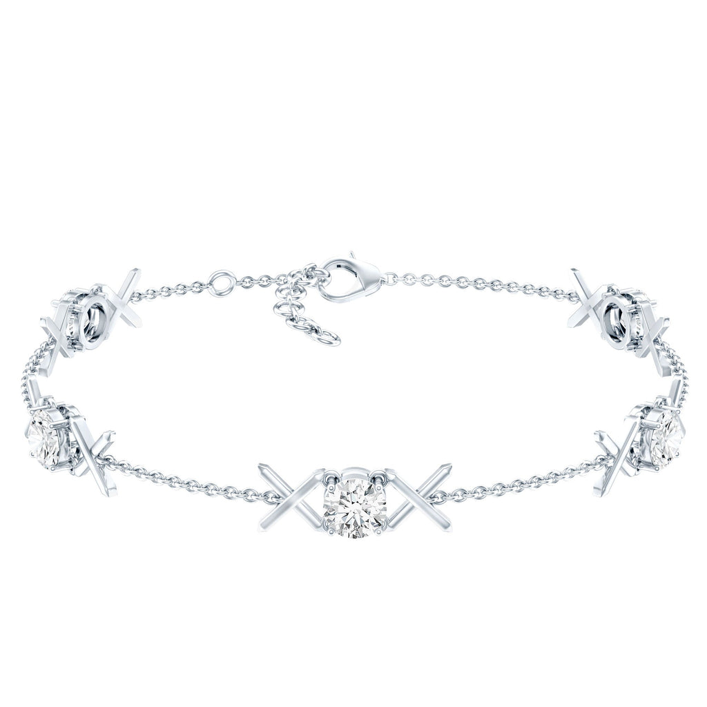 Certified Lab Grown Diamond Bridal Bracelet