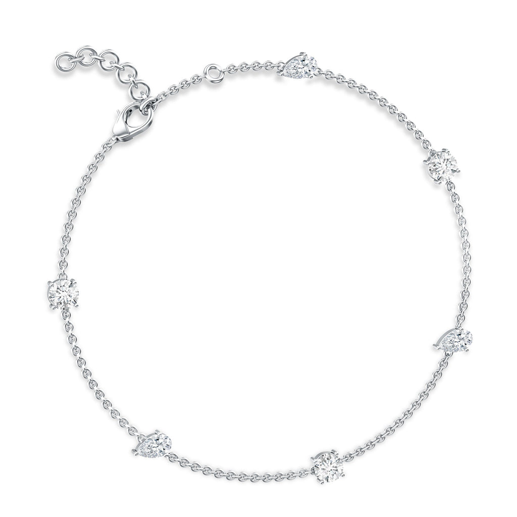 Certified Lab Grown Diamond Stackable Chain Bracelet