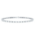 Round Shape Cubic Zirconia Tennis Bracelet