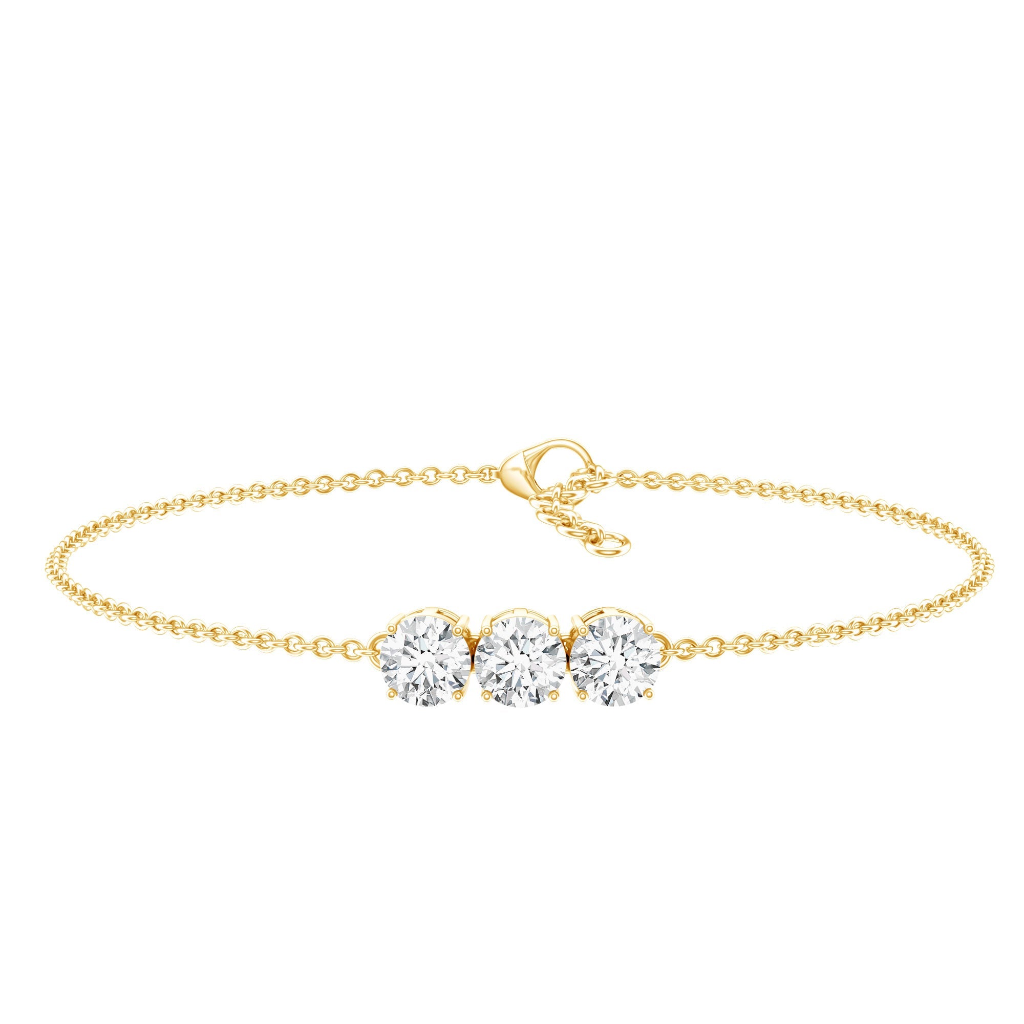 Certified 5 MM Lab Grown Diamond Bracelet for Women
