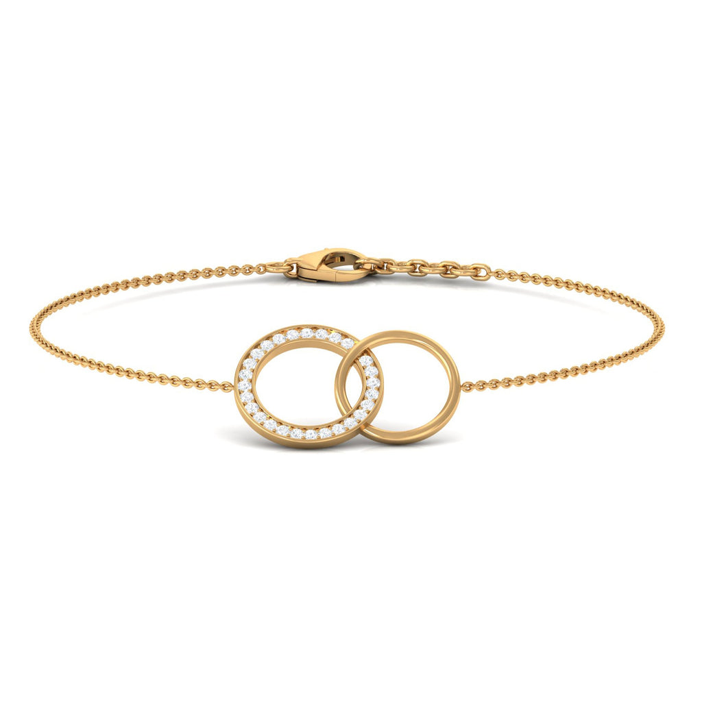 Diamond Eternity Chain Bracelet For Women