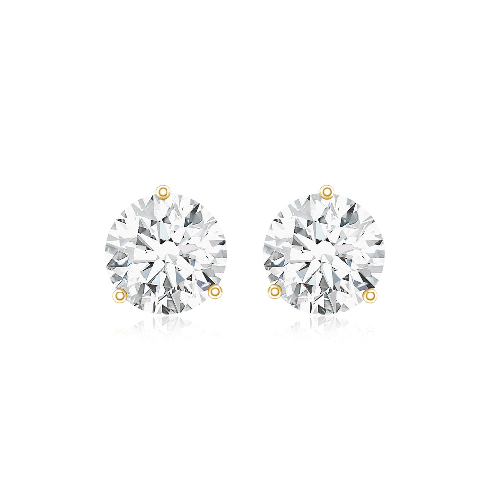 Certified Lab Grown Diamond Solitaire Earrings