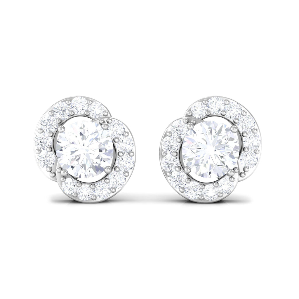 Certified Real Diamond Stud Earrings for Everyday