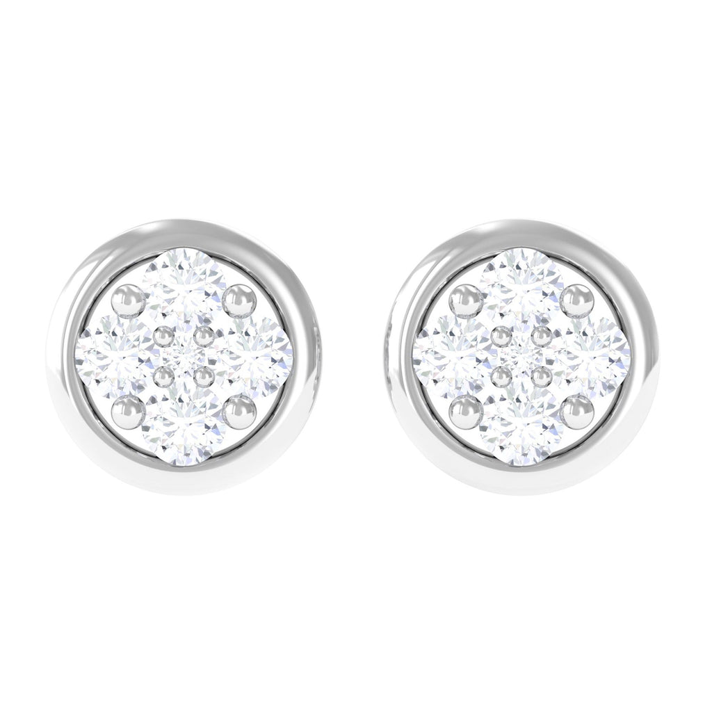 Genuine Diamond Studs with Screw Back