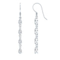 Lab Grown Diamond Long Dangling Earrings