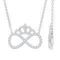 Lab Grown Diamond Crown Statement Necklace