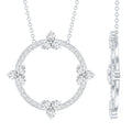 Certified Lab Grown Diamond Circle of Life Necklace