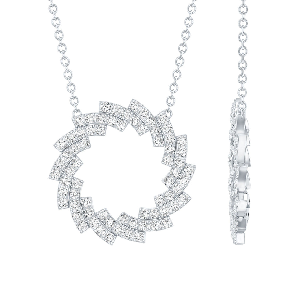 Lab Grown Diamond Designer Eternity Necklace