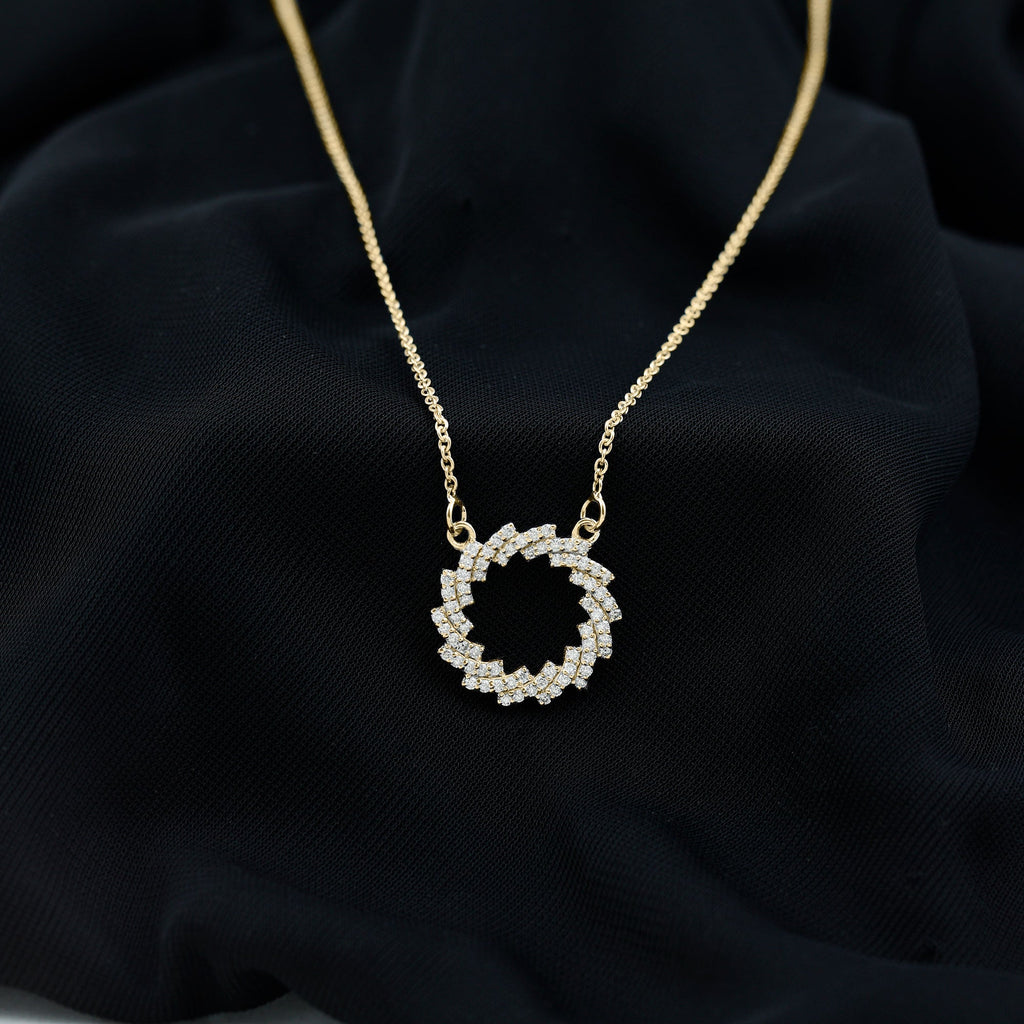 Lab Grown Diamond Designer Eternity Necklace