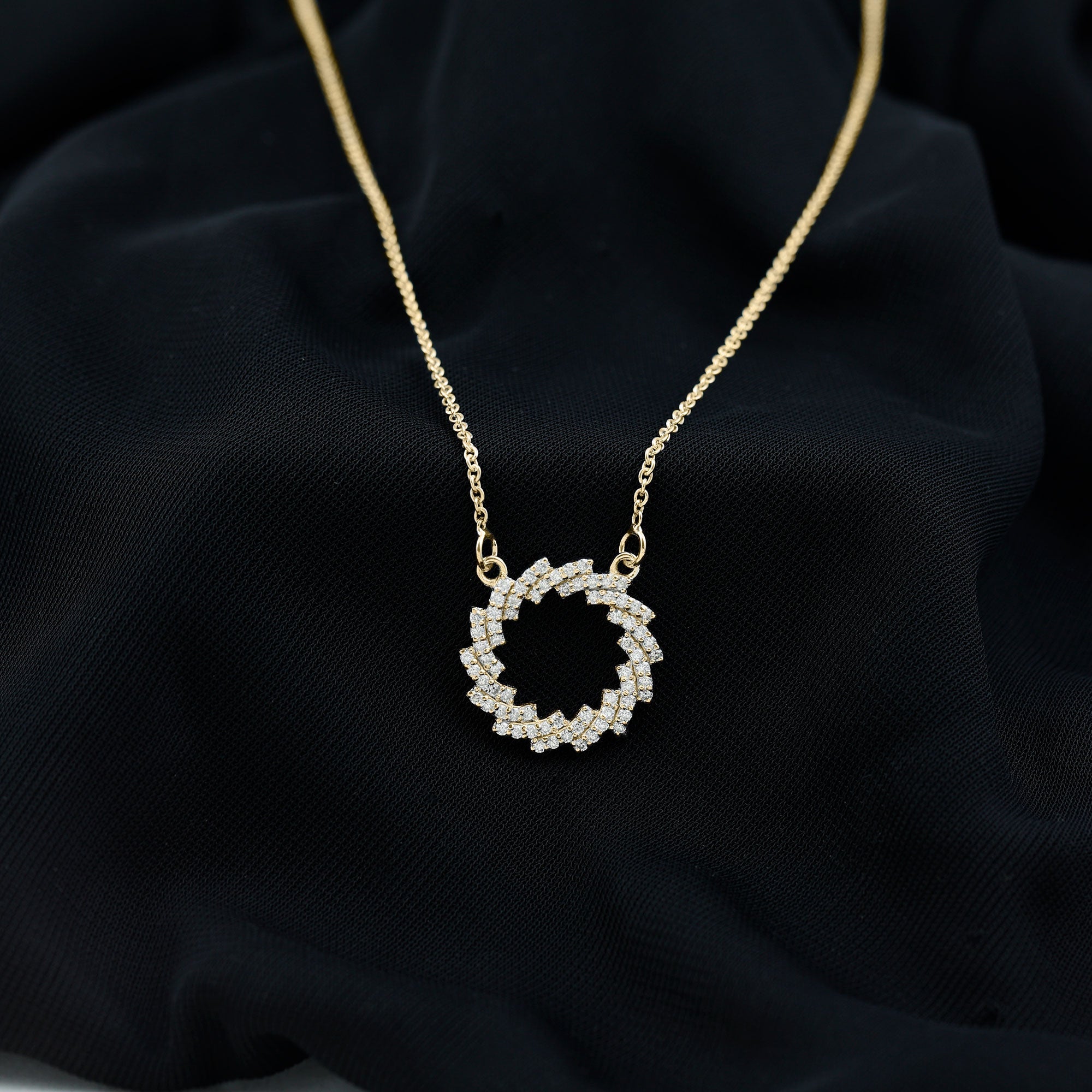Lab Grown Diamond Designer Eternity Necklace