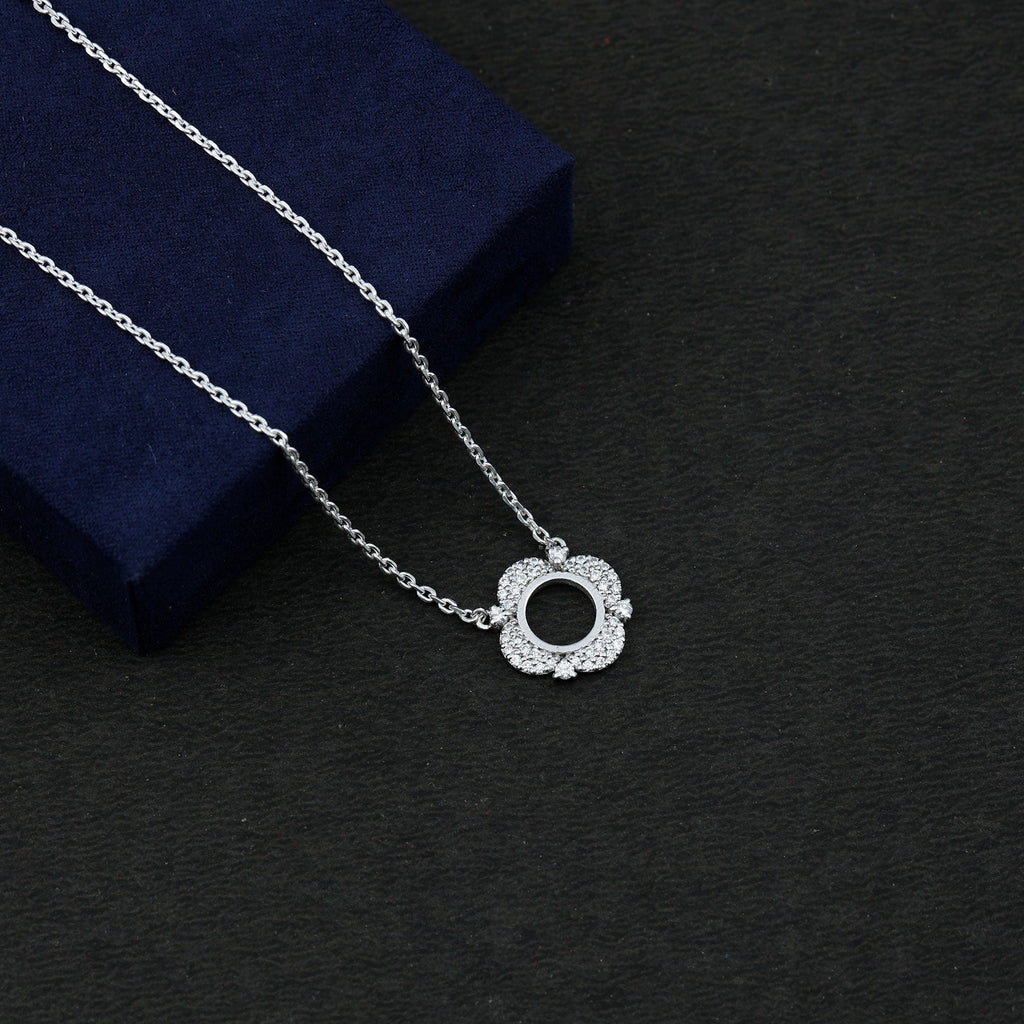 Certified Lab Grown Diamond Nature Inspired Necklace