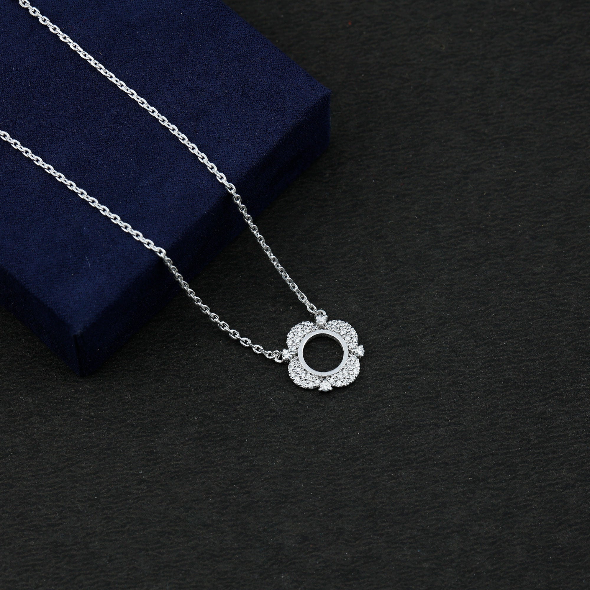 Certified Lab Grown Diamond Nature Inspired Necklace