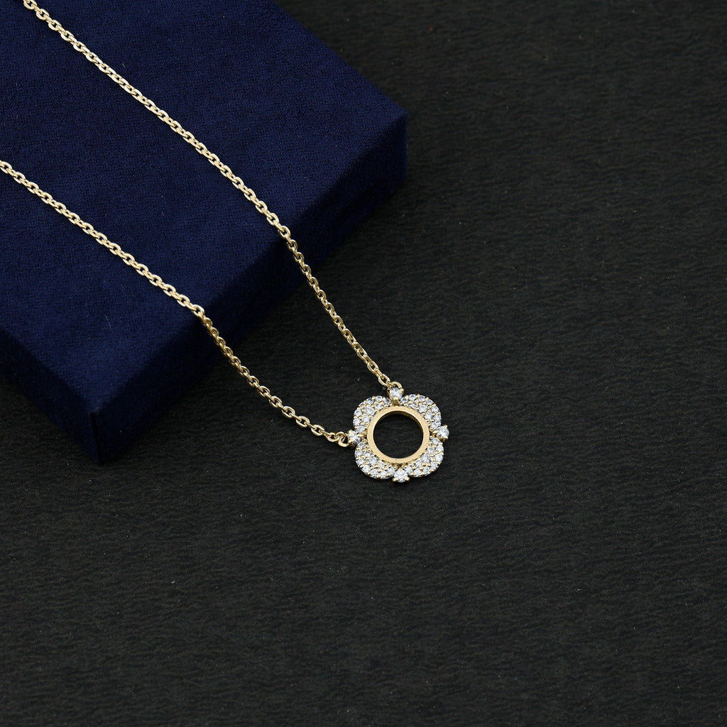 Certified Lab Grown Diamond Nature Inspired Necklace