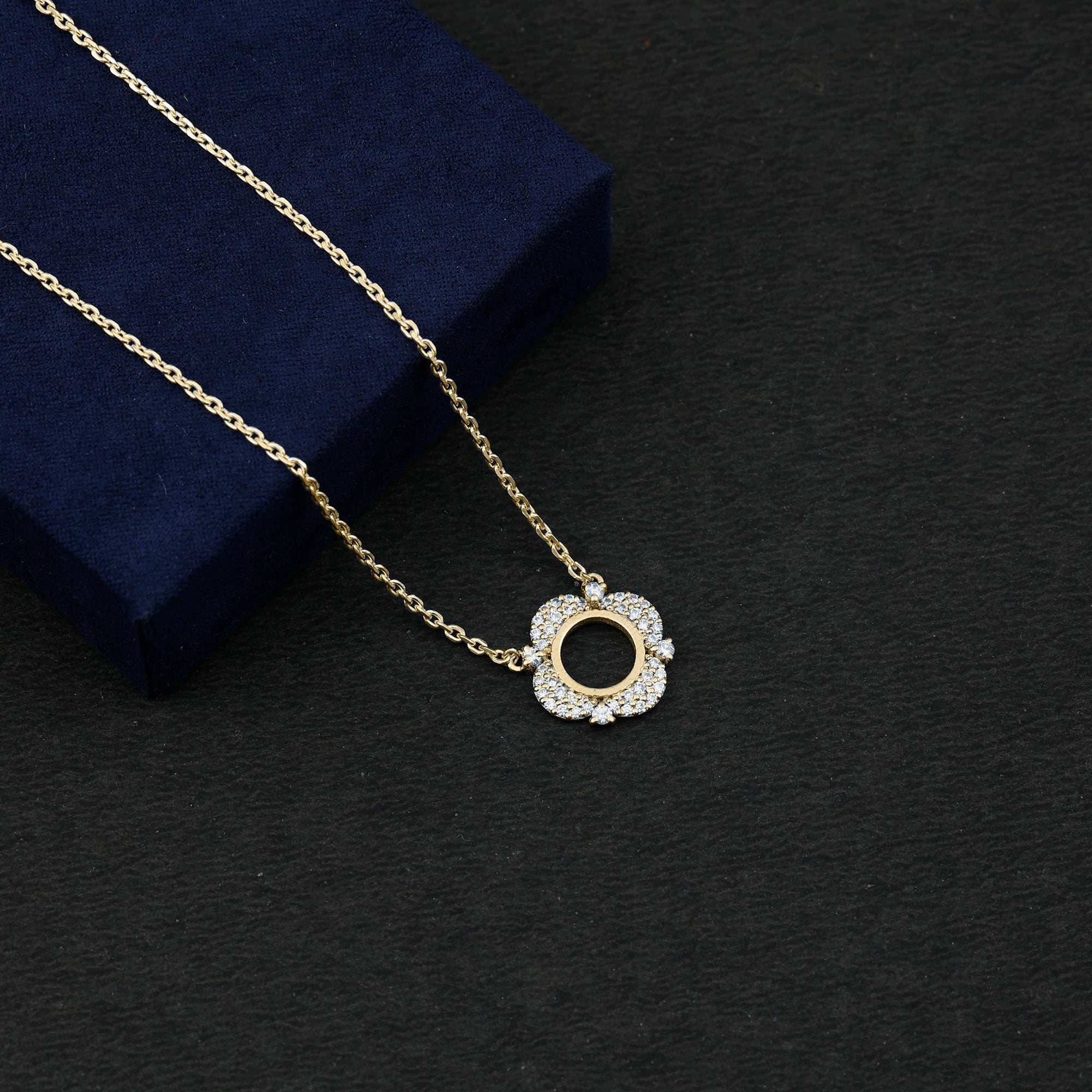 Certified Lab Grown Diamond Nature Inspired Necklace