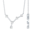 Moissanite Cancer Zodiac Constellation Necklace
