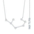 Certified Moissanite Constellation Sagittarius Zodiac Sign Necklace
