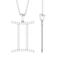 Gemini Necklace with Certified Lab Grown Diamond