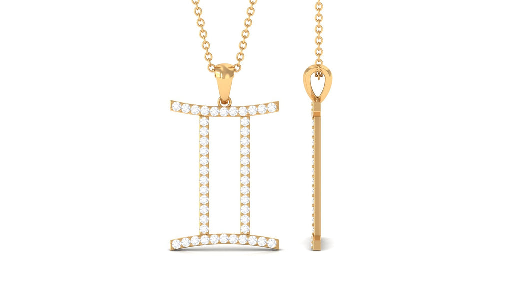 Gemini Necklace with Certified Lab Grown Diamond
