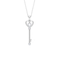 Vintage Style Diamond Key Necklace For Women