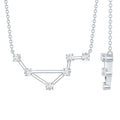 Certified Moissanite Libra Constellation Necklace